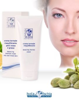 crema termale viso riequilibrante per pelle mista e pelle grassa